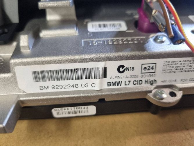 BMW 3 F30 F35 F31 ekranas/ displėjus/ ekraniukas