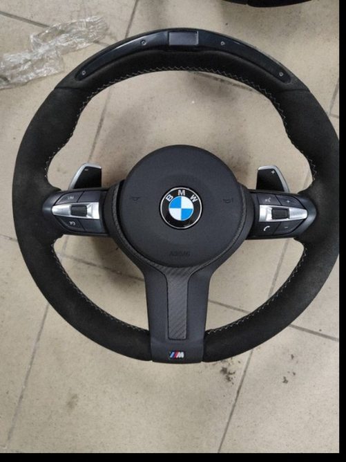BMW M Performance LED vairas su ekranu, alcantara + karbonas (F2x F3x F8x)